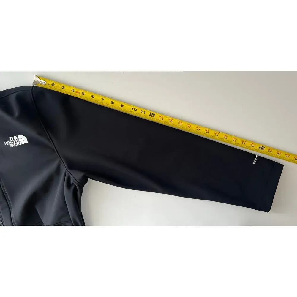 The North Face Jacket Mens L Black WindWall Full Zip Softshell Fleece NWOT